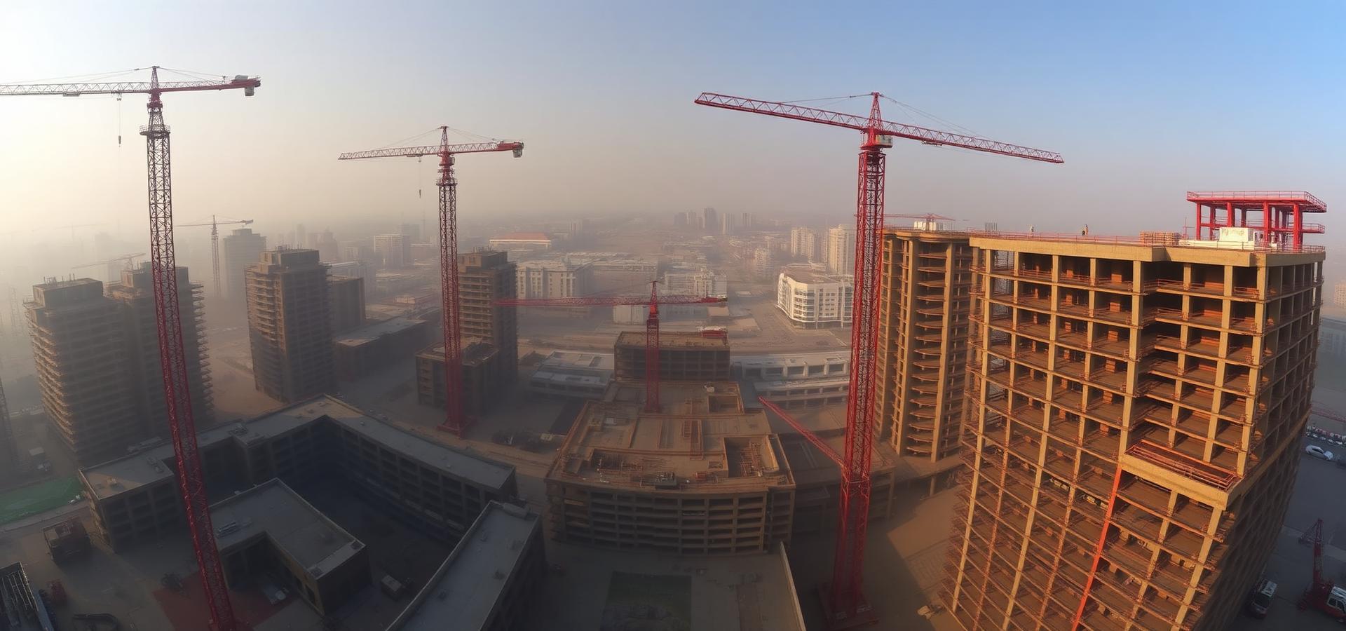 Large mixed-use development under construction with tower cranes — placeholder project image